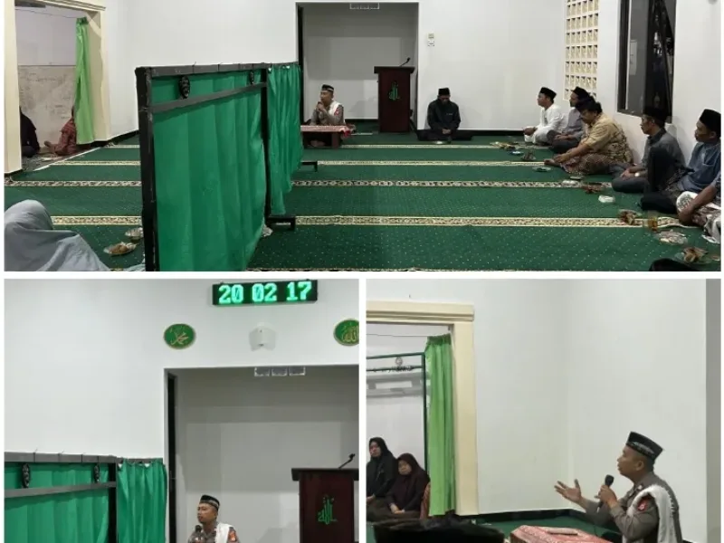 Perkuat Keimanan dan Kamtibmas, Polres Garut Gelar Pengajian Rutin Sasihan di Karangpawitan
