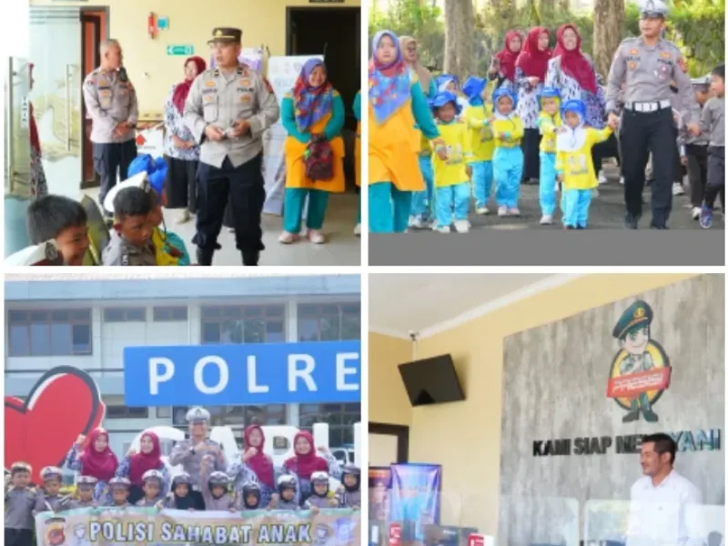 Polres Garut Tanamkan Edukasi Keselamatan Berlalu Lintas Sejak Dini