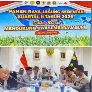 Polsek Wanaraja Hadiri Daring Panen Raya Jagung Serentak 2026, Wujud Nyata Dukungan Ketahanan Pangan Nasional