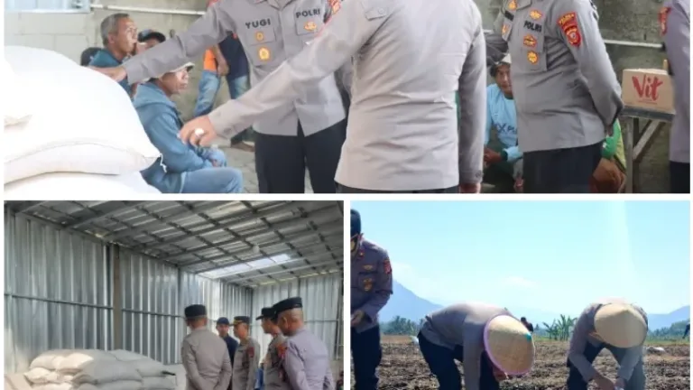 Kapolres Garut Pimpin Penanaman Jagung di Leles, Wujud Nyata Dukung Swasembada Pangan 2026