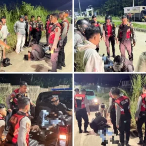 Patroli Sat Samapta Polres Garut Gerak Cepat Evakuasi Korban Penganiayaan Usai Konvoi Nobar Persib