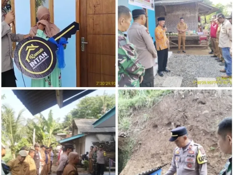 Wujud Kepedulian Polri, Polres Garut Resmikan Rumah Layak Huni untuk Warga Caringin