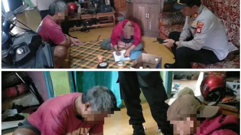 Polsek Wanaraja Gencar Cipta Kondusif, Penjual Miras Ilegal Diamankan di Pasar Wanamekar