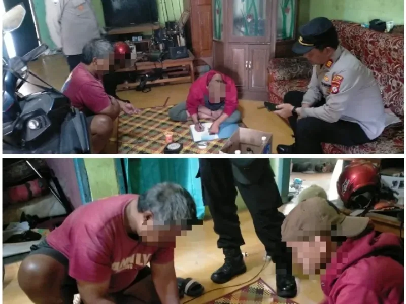 Polsek Wanaraja Gencar Cipta Kondusif, Penjual Miras Ilegal Diamankan di Pasar Wanamekar