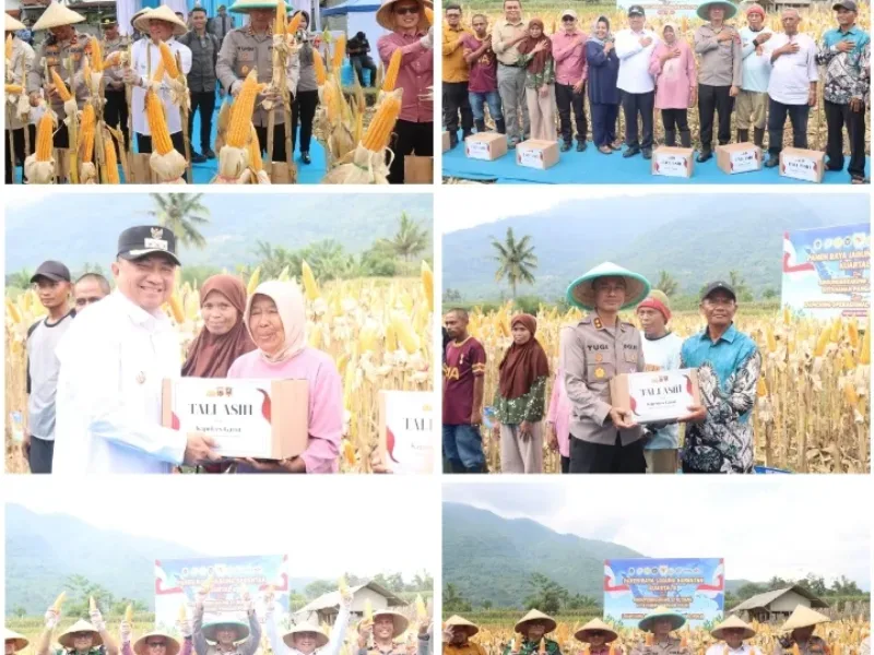 Polres Garut Gelar Panen Raya Jagung Serentak, Wujud Nyata Dukung Swasembada Pangan Nasional 2026