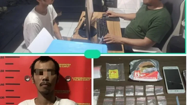 Satresnarkoba Polres Garut Ungkap Peredaran Sabu, 31 Paket Siap Edar Berhasil Digagalkan
