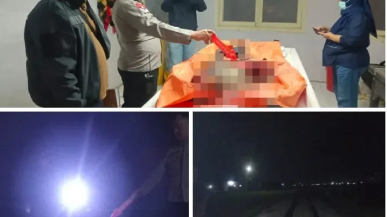 Respon Cepat Polsek Kadungora Tangani Kejadian Pria Tewas diduga Bunuh Diri Terlindas Kereta Api