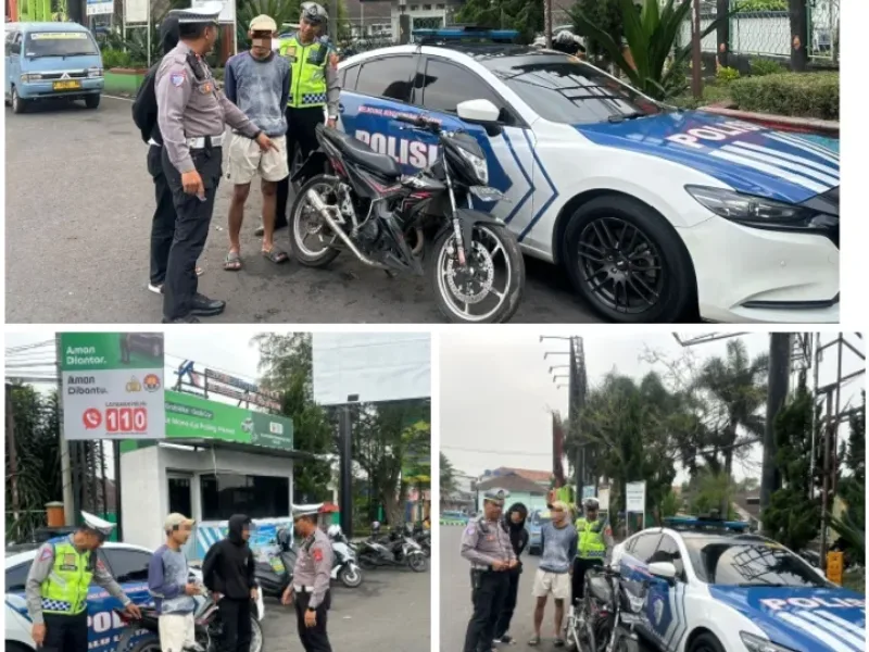 Polres Garut Intensifkan Penindakan Knalpot Tidak Sesuai Spesifikasi teknis/Knalpot Brong.