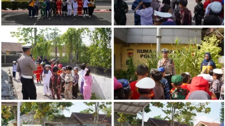 Satlantas Polres Garut Tanamkan Keselamatan Berlalu Lintas Sejak Dini Lewat Program Polisi Sahabat Anak