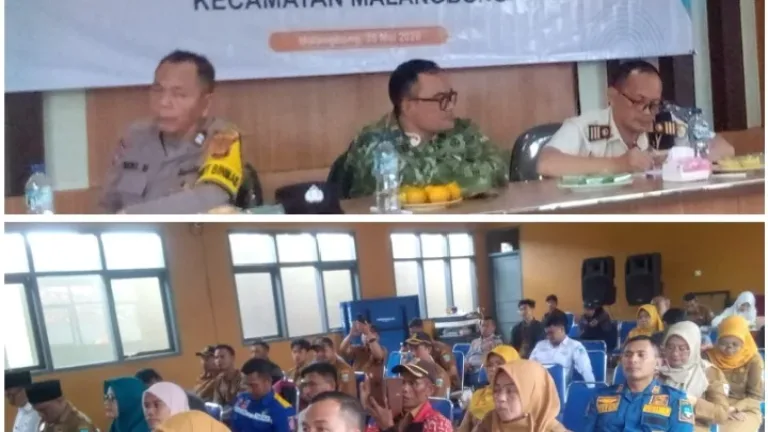 Camat Malangbong Gelar Sosialisasi Mitigasi Bencana Bersama Forkopimcam dan Para Kepala Desa