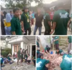 Penyerahan Daging Hewan Qurban di Desa Suka Mulya Berjalan Lancar, Warga Antusiasi Sambut Kebersamaan