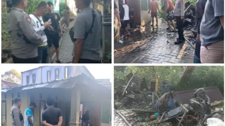 Diduga Korsleting Listrik, Rumah Guru PPPK di Cisompet Hangus Terbakar Saat Subuh