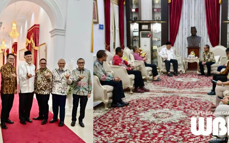 Gubernur Sumbar Sambut Audiensi Direksi Askrida di Padang