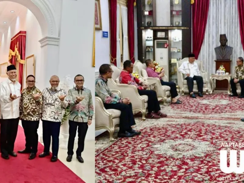 Gubernur Sumbar Sambut Audiensi Direksi Askrida di Padang