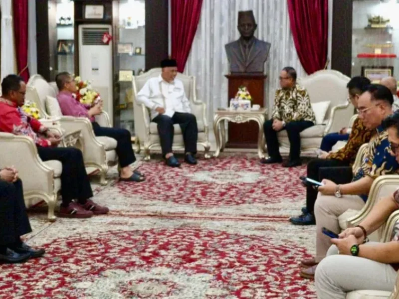 Jajaran Manajemen Askrida Laporkan Kinerja ke Gubernur Sumbar