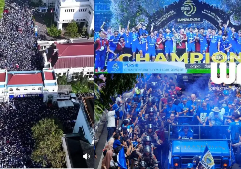 Konvoi Ribuan Bobotoh Hari Ini Padati Bandung Usai Persib Juara