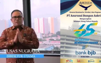 Direktur Utama Askrida Apresiasi HUT ke-65 Bank bjb