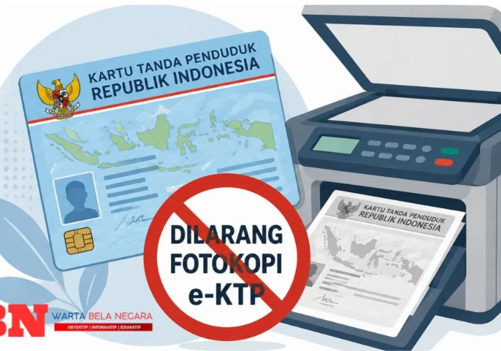 Fotokopi e-KTP Dilarang, Dukcapil Ingatkan Risiko Pelanggaran PDP