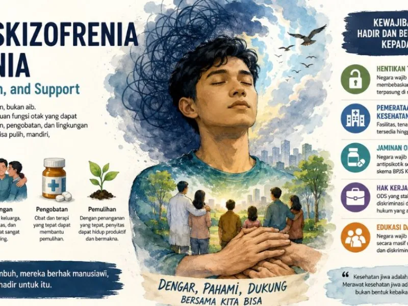 Hari Skizofrenia Sedunia: Negara Wajib Hadir untuk ODS