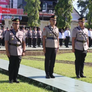 Kapolres Pasaman Barat Pimpin Upacara Pelantikan Dan Sertijab Kapolsek Pasaman
