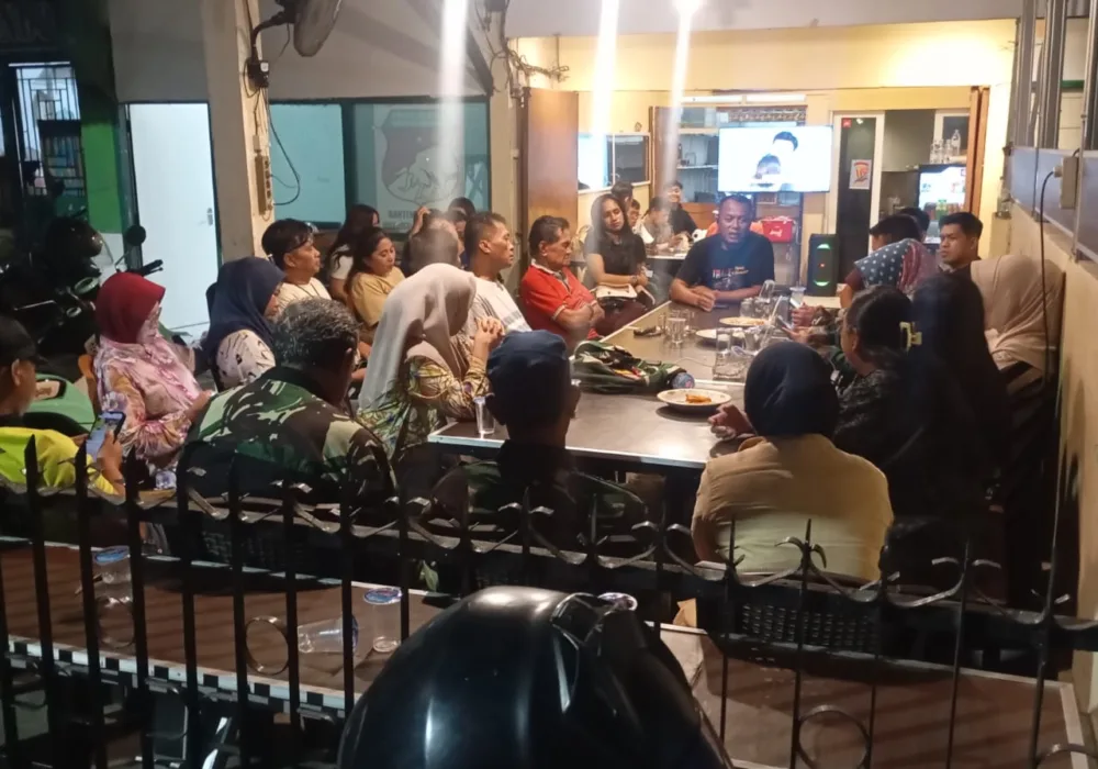 Danramil 1408-07/Ujung Pandang Pimpin Rapat Pembentukan Dan Peresmian Kembali Sekretariat BK-Panah  