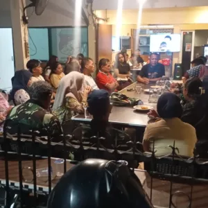Danramil 1408-07/Ujung Pandang Pimpin Rapat Pembentukan Dan Peresmian Kembali Sekretariat BK-Panah  