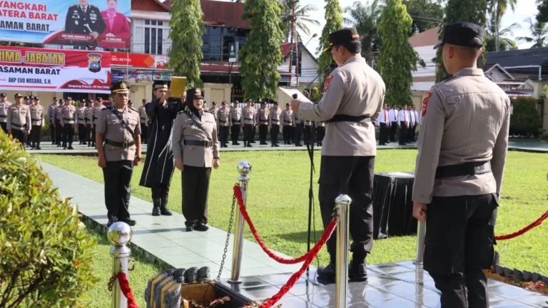 Penyegaran Organisasi, AKP Evo Nosara Resmi Menjabat Kabag Ren Polres Pasaman Barat