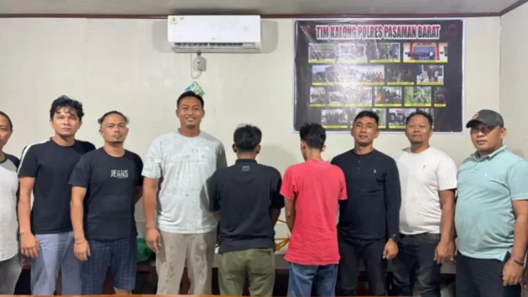 Satreskrim Polres Pasaman Barat Ringkus Dua Pelaku Penganiayaan dan Penusukan Yang Kabur Ke Riau