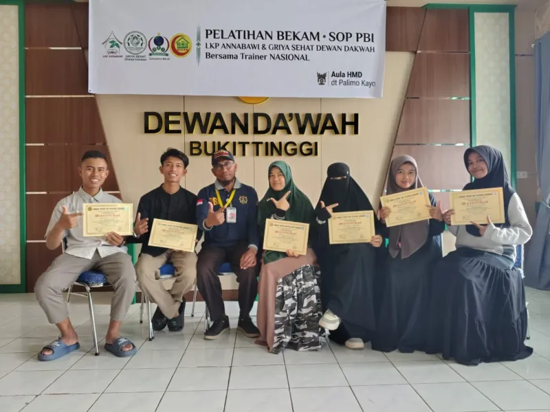 Dewan Dakwah Bukittinggi Sukses Gelar Pelatihan Bekam Tibbun Nabawi