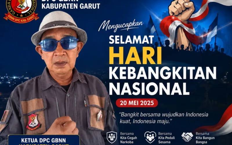 Dalam rangka memperingati Hari Kebangkitan Nasional, Ketua DPC GBNN Kabupaten Garut, Rohman Priatna
