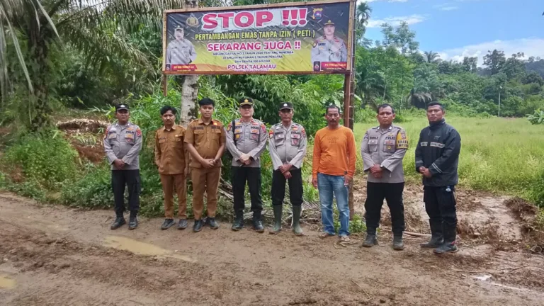 Marak Berbulan-bulan, Ratusan Mesin dan Alat Berat Beroperasi di Lokasi PETI Nagari Kajai, Kapolsek Talamau Turun Langkung Lakukan Penegakan Hukum