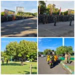 Kodim 1408/Makassar Gelar Apel Karya Bakti di Masjid Al-Markaz, Peringati HUT Ke-69 Kodam XIV/Hasanuddin