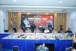 Kapolda Sulsel Pimpin Konferensi Pers, Ratusan Pelaku Kejahatan Jalanan Berhasil Diungkap