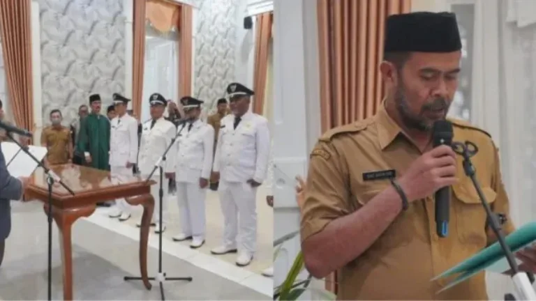 Pelantikan Lima Kades PAW di Garut, Bupati Ingatkan Amanah dan Tanggung Jawab kepada Masyarakat