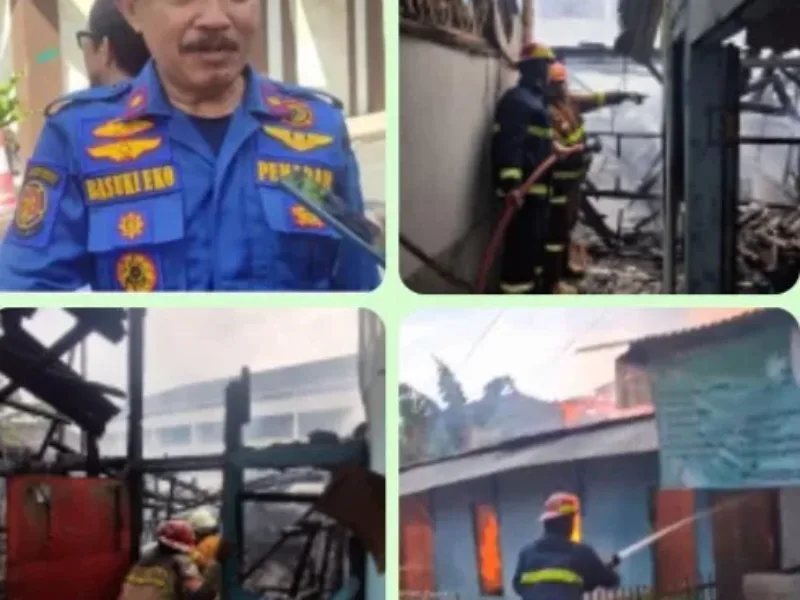 Damkar Garut Gerak Cepat Atasi Kebakaran di Kampung Sindanggalih