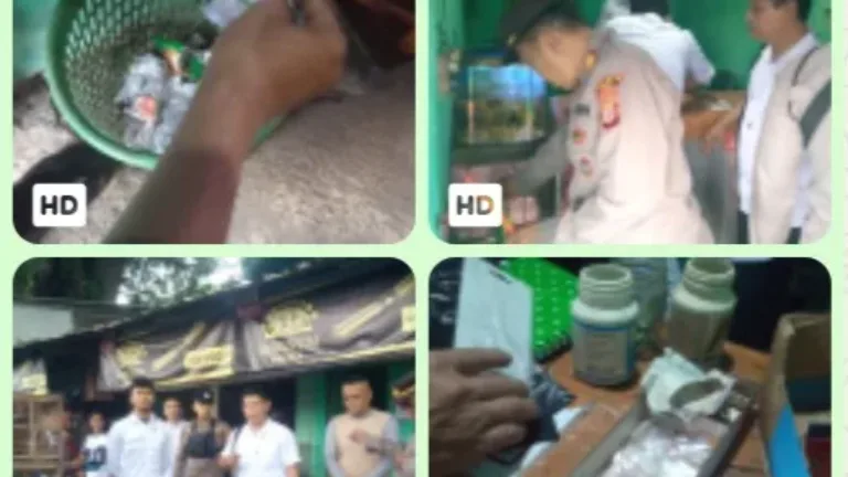 Gerak Cepat Polsek Tarogong Kidul Razia di Haurpanggung dan Jalan Cimanuk, Penjual Warung Diduga Edarkan Miras dan Obat Terlarang