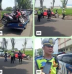 Sinergitas Bapenda, Polres, POM TNI, Dishub dan Satpol PP Gelar Razia KMTDU di Jalan Suherman Garut