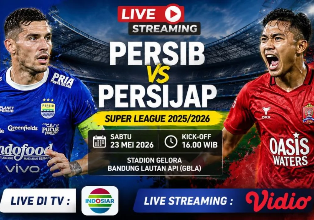 Link Live Streaming Persib vs Persijap Hari Ini