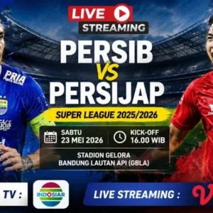 Link Live Streaming Persib vs Persijap Hari Ini