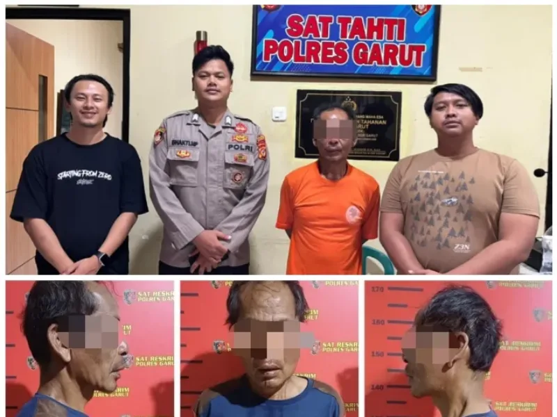 Sat Reskrim Polres Garut Tahan Pelaku Curat Saat Tarawih, Gasak HP dan Uang Tunai Milik Warga