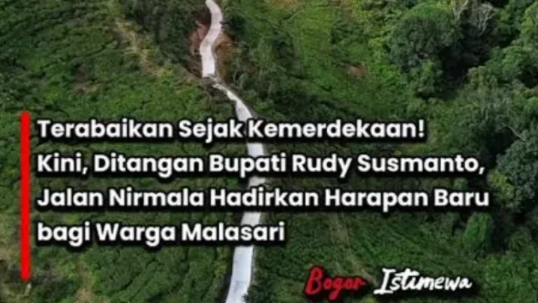 516,83 Kilometer Telah Di Bangun Bupati Bogor Di Tahun 2026