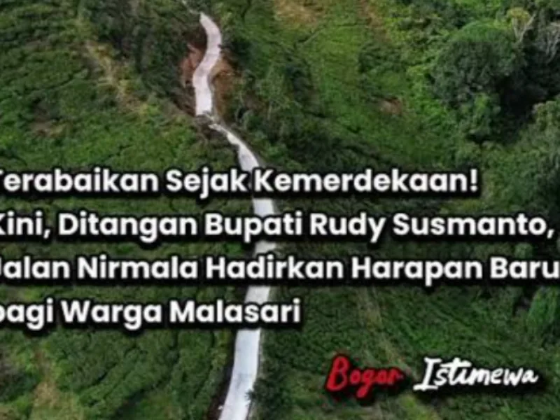 516,83 Kilometer Telah Di Bangun Bupati Bogor Di Tahun 2026
