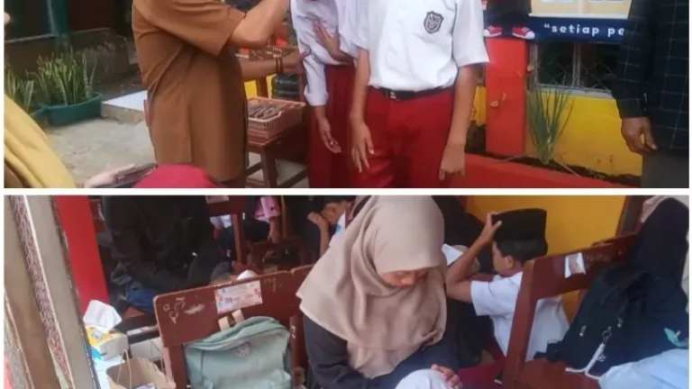 Acara Kelulusan dan Perpisahan SDN Puspasari Salawu Berlangsung Sederhana