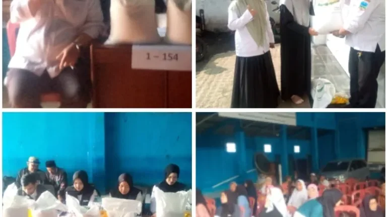 Pemdes Sukaratu Salurkan Bantuan Beras dan Minyak Goreng kepada 943 KPM