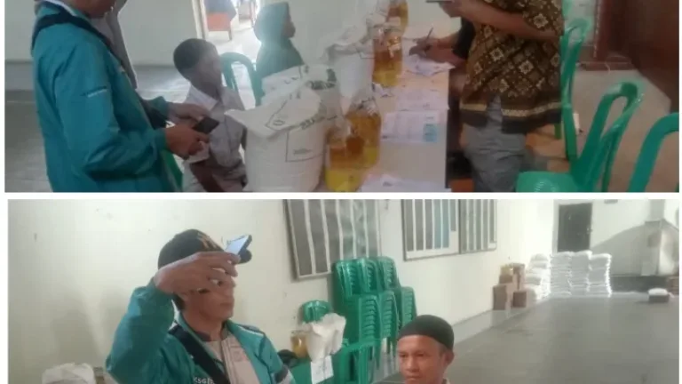 Pemdes Cihaurkuning Salurkan Bantuan Pangan Kepada 1.121 Warga