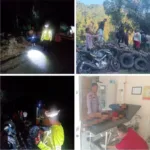 Kecelakaan di Tanjakan Pengantin, Polisi Lakukan Evakuasi dan Olah TKP.