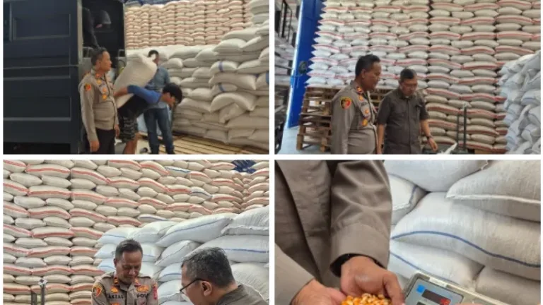 Dukung Ketahanan Pangan Nasional, Polri salurkan 4 Ton Jagung ke Bulog Kabupaten Garut.