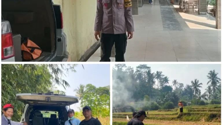 Polri Gerak Cepat Tangani Penemuan Mayat Tanpa Identitas di Area Persawahan Malangbong