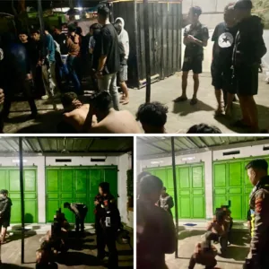 Jelang Subuh, Patroli Presisi Polres Garut Amankan Kelompok Bermotor dan Barang Bukti Sajam