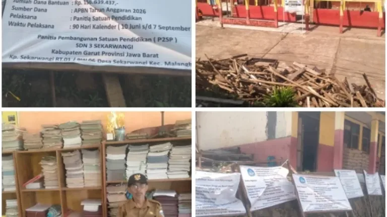 Akhirnya Terealisasi! SDN Sekarwangi 3 Malangbong di Rehab, Warga Kompak Turun Tangan